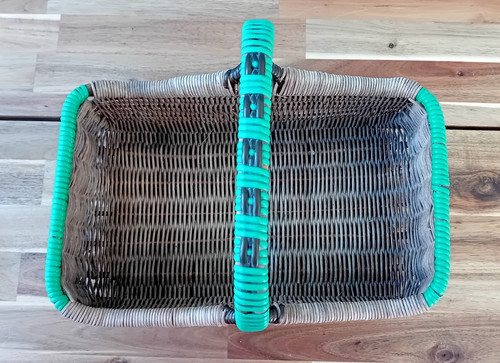 Lovely vintage wicker cane - vintage,