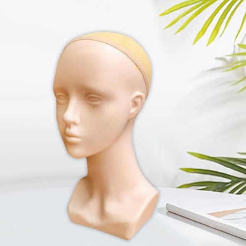 Female bald mannequin head - bald,