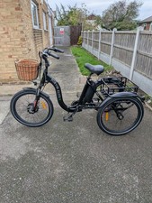 Jorvik Elite E Jet-E24 Adult Folding Electric Tricycle, 'TWO'BATTERIES,DELIVERY 