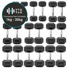 Hex Dumbbells Weights Rubber