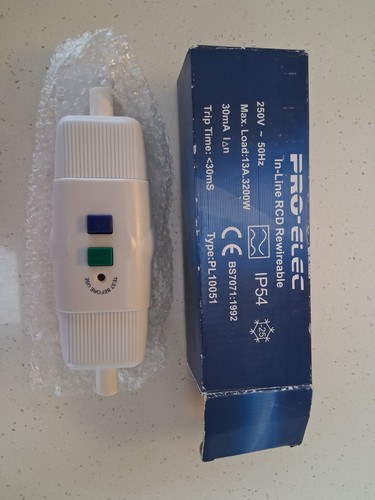 Pro elec line rcd rewirable - elec,
