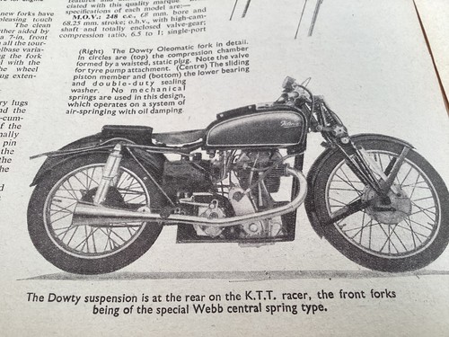 Velocette c k - velocette, k.t.t