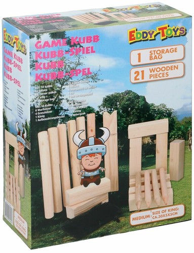 30cm king kubb wooden birch - kubb,