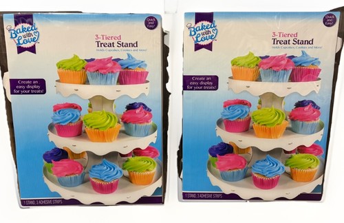 Baked with love tier cupcake - baked,