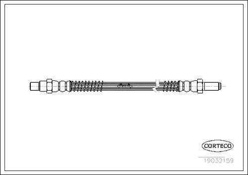 19032159 corteco brake hose - corteco,