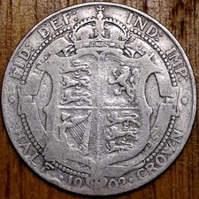 1902 King Edward VII Half