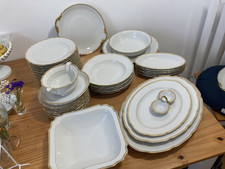 Vintage Bohemia Dinnerware Made In Czechoslovakia 49 Pc Set