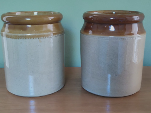 Vintage two tone - two-tone, stoneware