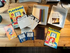 COMPLETE The Playroom for IBM PC Broderbund 1989 Dual Pack 3.5" 5.25" Disk