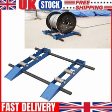 Heavy Duty Cable Drum Roller Stand Cable Reel Dispenser for Reels 11.8-47.2in