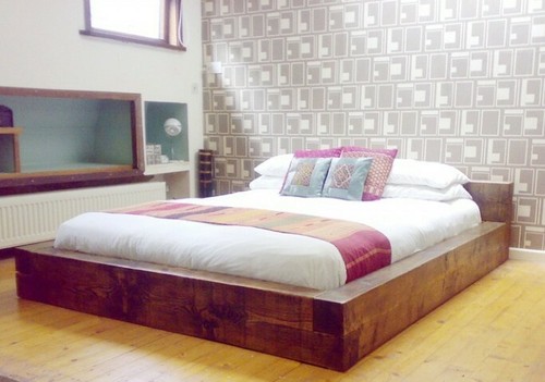 Chunky wooden loft - loft, bed