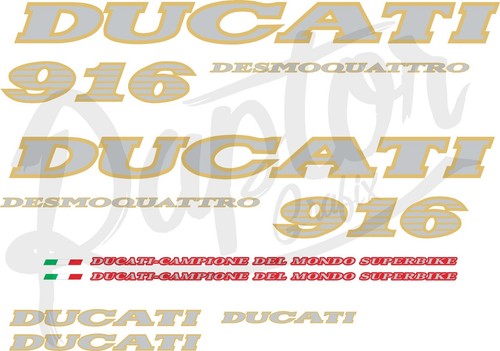 Ducati 916 desmoquattro vinyl - 916,