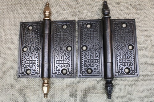 Old door hinges - 4, 4”