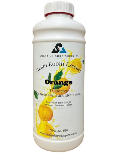 Orange steam room sauna - steam,