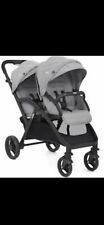 Joie Evalite Duo Double/Tandem Baby Stroller Buggy -Grey Flannel.