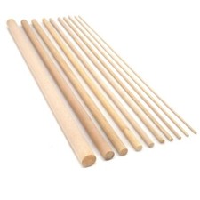 Beech Wood Dowels Smooth Rod
