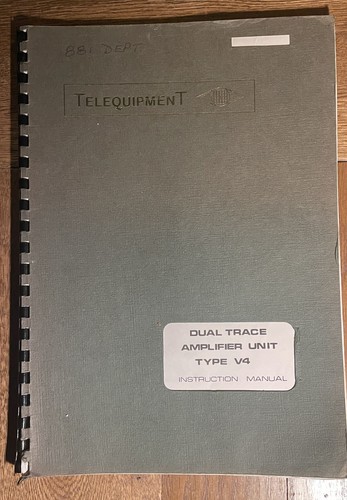 Telequipment dual trace - telequipment, v4