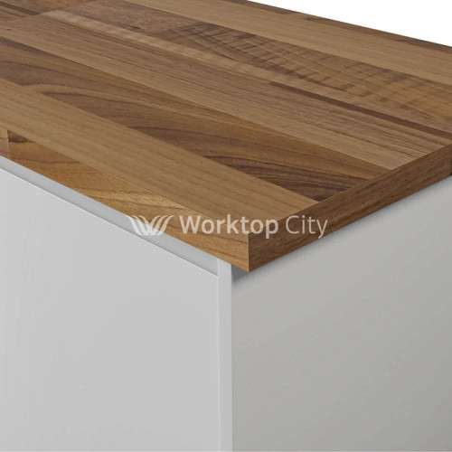 Oak block effect square - oak, edge