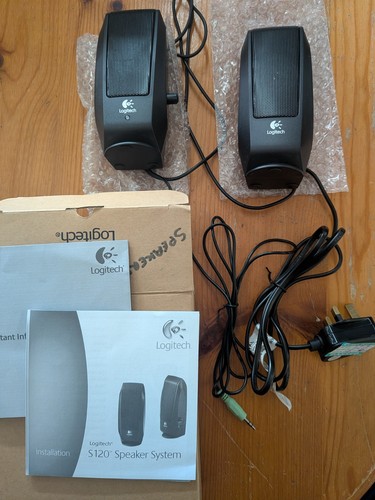 Logitech s120 speakers - s120, speakers.