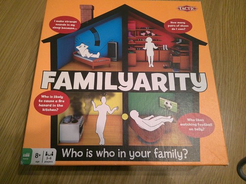 Familyarity board game tactic - familyarity,