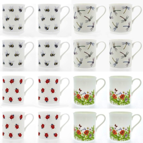 Set fine bone china mugs - 4,