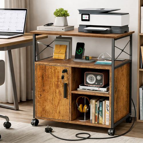 Filing cabinet printer - printer, stand