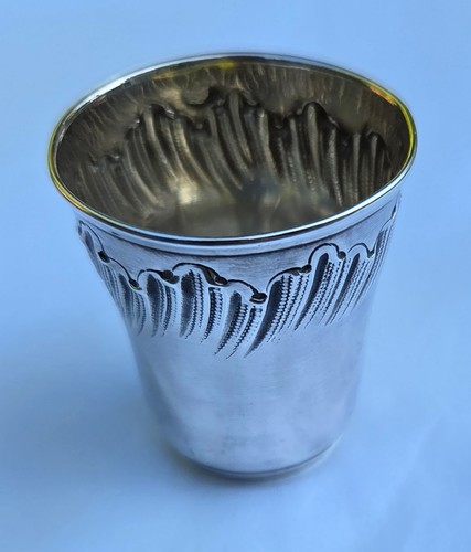 Antique french silver liqueur - french,
