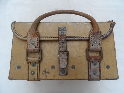 Ww2 1950s leather tool bag - ww2/1950s,