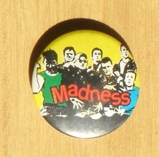 Madness Embarrassment 1" Pin Badge Absolutely Embarrassment Suggs Ska 2 Tone