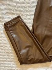 Suzy shier brown faux leather