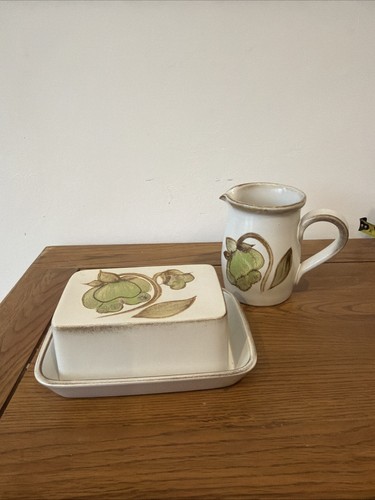 Denby troubadour butter dish - butter,