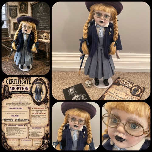 Porcelain horror ghost doll - porcelain,