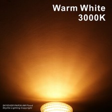 2 Pcs LED Landscape Light Bulb Par36 12V 9W Warm White Waterproof Screw Terminal