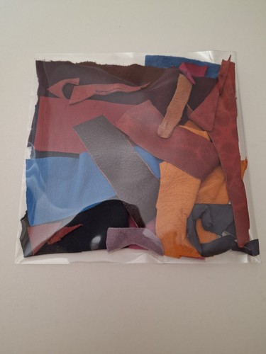 Embroidery craft scrap - embroidery/craft:, suede
