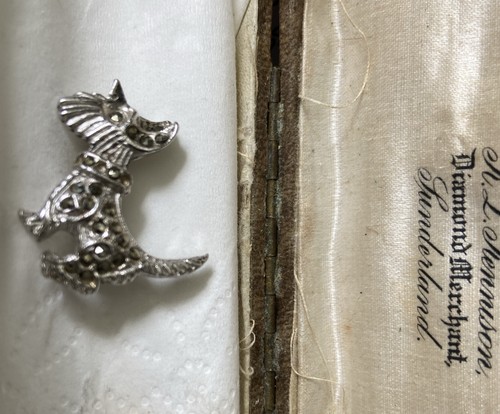 Vintage silver tone - , &
