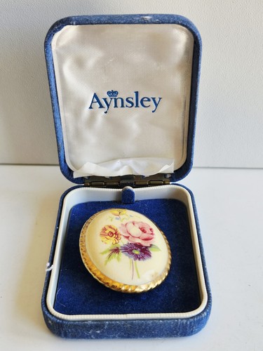 Vintage aynsley brooch - vintage,