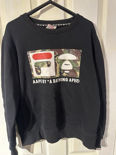 Bape fila collab sweatshirt - bape,