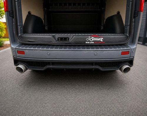 Black abs rear bumper - abs,