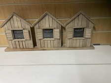 Beach Hut Photo Frames Wooden