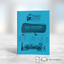 Taxi & private Hire Driver 7 Day, 53 Week Account Record Book