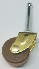 1 1/4" wood caster seat cart