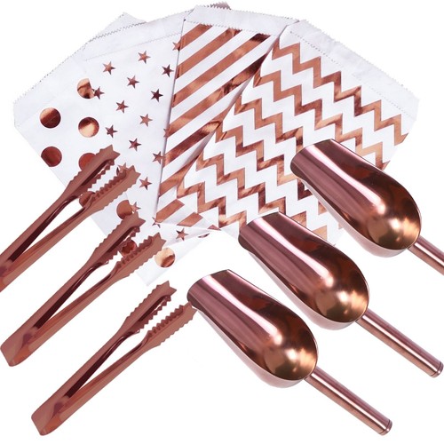 Rose gold scoops tongs - rose,