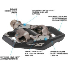 NEW - SHIMANO PD-M8120 Deore XT trail wide SPD pedal RRP £120