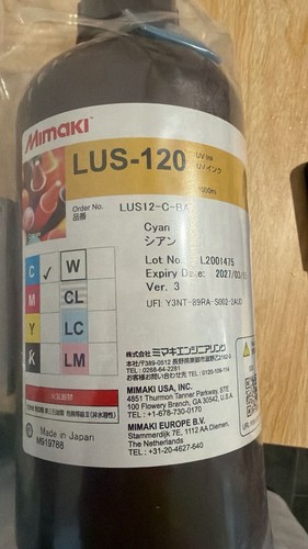 Mimaki lus 120 ink - ink, cyan