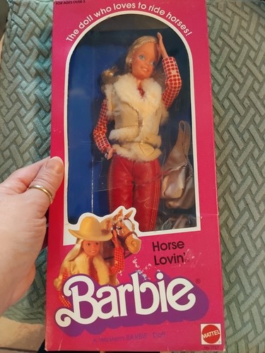 1982 barbie horse lovin - barbie,