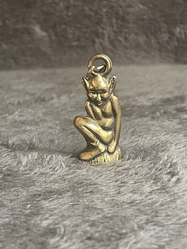 Vintage solid brass lucky - solid,