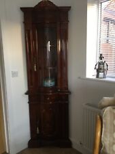 Tall Corner Display Cabinet