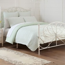 Shabby Chic King Green Floral