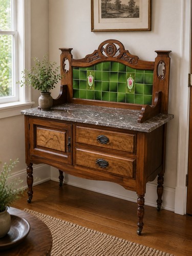 Antique victorian walnut - victorian,