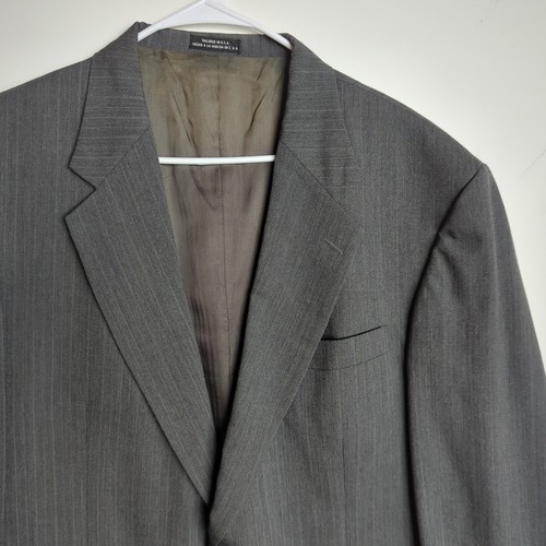 Stafford vtg gray striped - stafford,
